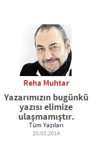 Reha Muhtar'ın köşesi neden boş kaldı?